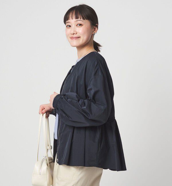 UNITED ARROWS green label relaxing「［size SHORTあり］ウエスト ギャザー ブルゾン」|ブルゾン・スタジャン|