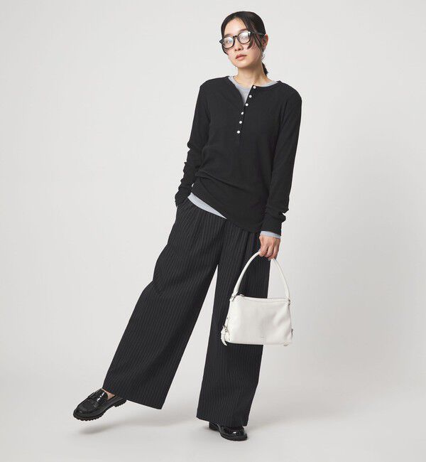 UNITED ARROWS green label relaxing「【WEB限定】＜at ease＞シアー テンジク ロングスリーブ カットソー」|Tシャツ・カットソー|