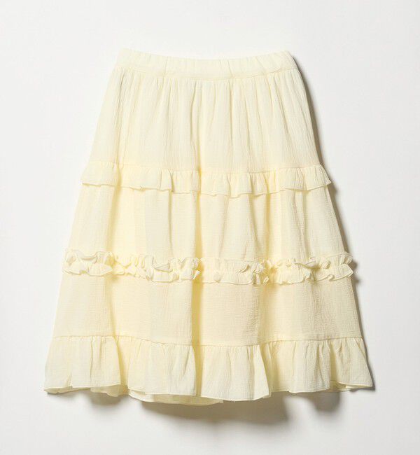 UNITED ARROWS green label relaxing「楊柳フリル ロングスカート / キッズ  110cm-130cm」|スカート|