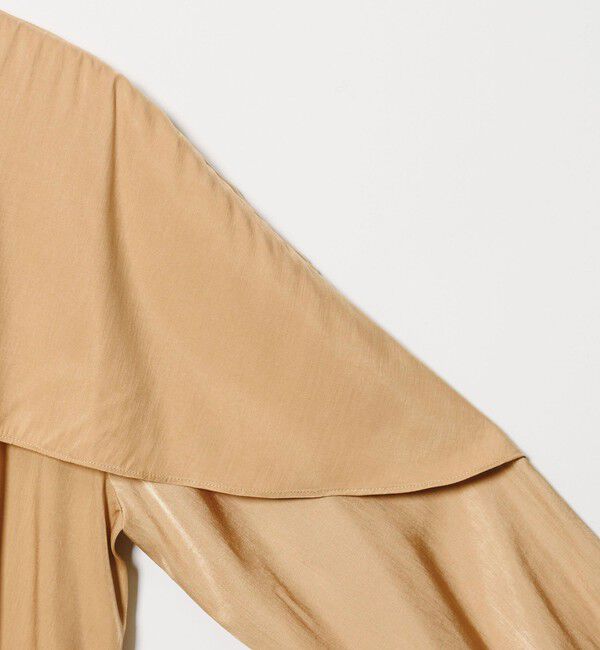 BEAUTY&YOUTH UNITED ARROWS「【WEB限定 Wardrobe DAILY MINIMAL】フリルレイヤーブラウス ウォッシャブル」|シャツ・ブラウス|