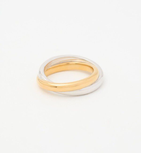 BEAUTY&YOUTH UNITED ARROWS「＜by Preek＞ミックス クロス リング」|リング|