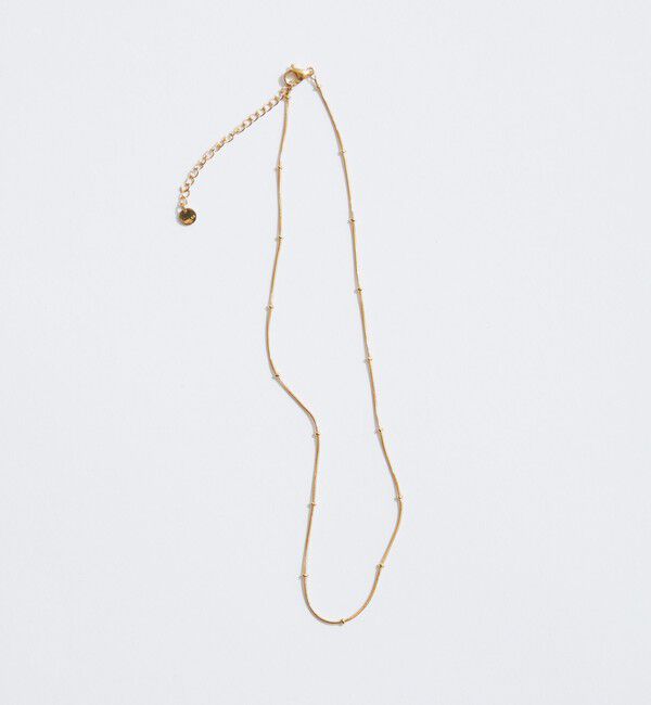 BEAUTY&YOUTH UNITED ARROWS「＜by Preek＞ドットライン チェーン ネックレス」|ネックレス|