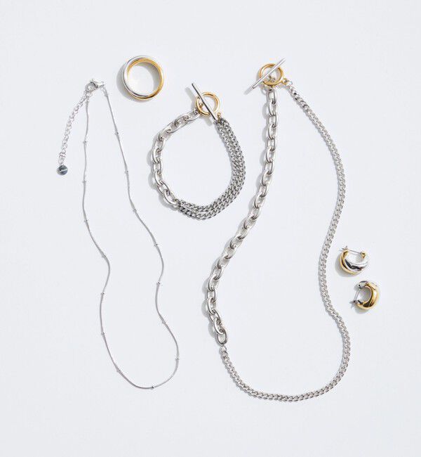 BEAUTY&YOUTH UNITED ARROWS「＜by Preek＞ドットライン チェーン ネックレス」|ネックレス|