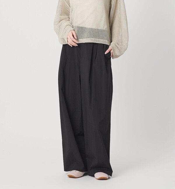 BEAUTY&YOUTH UNITED ARROWS「ナイロンコットン ワイドタックパンツ ウォッシャブル」|その他|