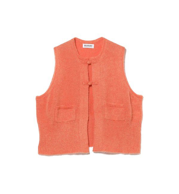 BEAMSBOY「チャイナ ボタン ベスト」|ベスト・ジレ|