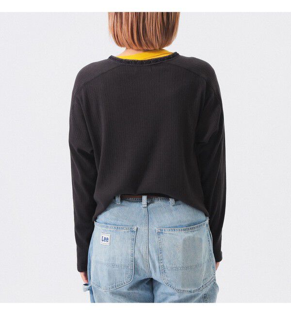 BEAMSBOY「ヘンリーネック レース カーディガン」|Tシャツ・カットソー|