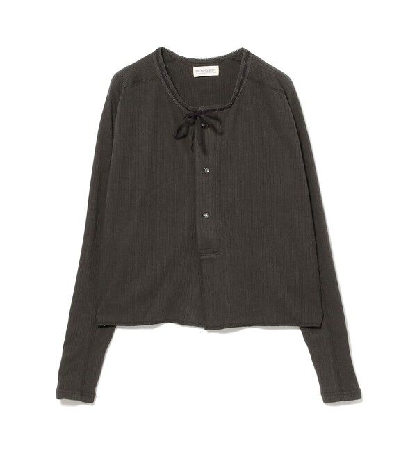 BEAMSBOY「ヘンリーネック レース カーディガン」|Tシャツ・カットソー|