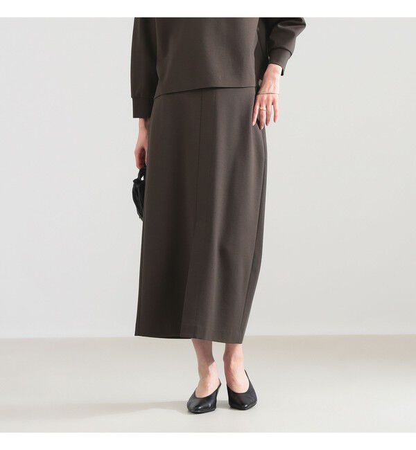 Demi-Luxe BEAMS 「ポンチ フロントスリット スカート」|スカート|