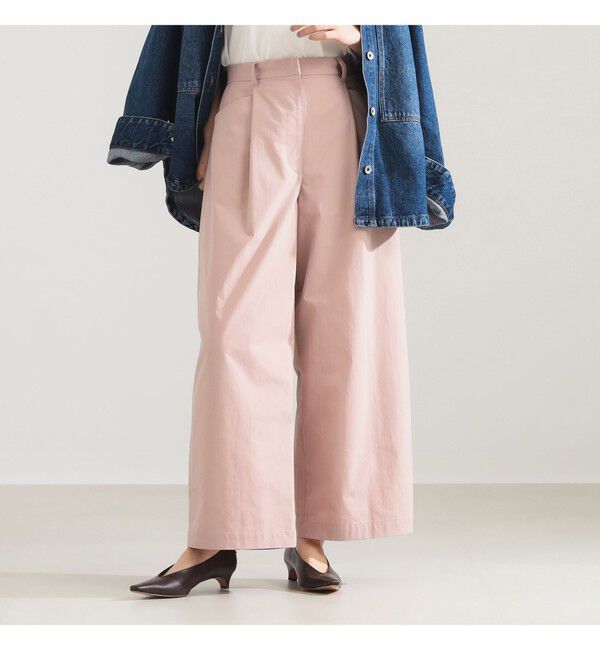 Demi-Luxe BEAMS 「コンフォート タック パンツ」|チノ|