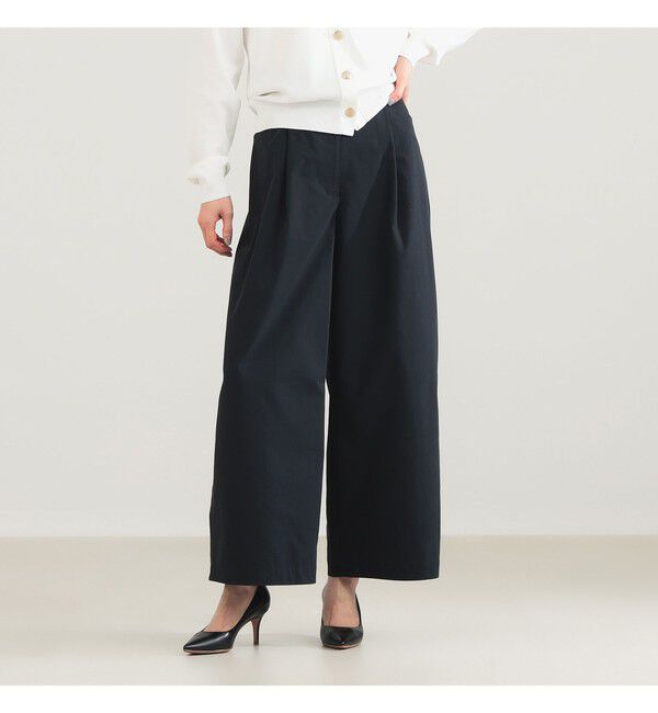 Demi-Luxe BEAMS 「コンフォート タック パンツ」|チノ|NAVY