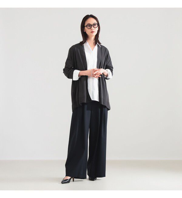 Demi-Luxe BEAMS 「18ゲージ コットンアセテート ロングカーディガン」|ニット・セーター|