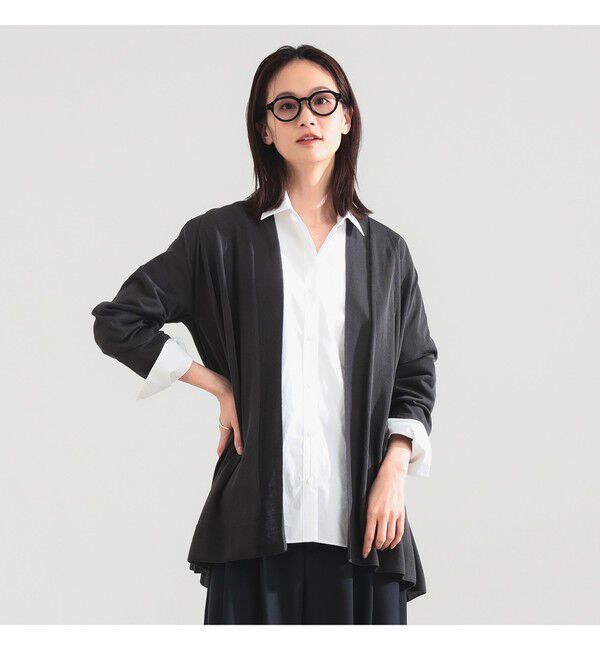 Demi-Luxe BEAMS 「18ゲージ コットンアセテート ロングカーディガン」|ニット・セーター|