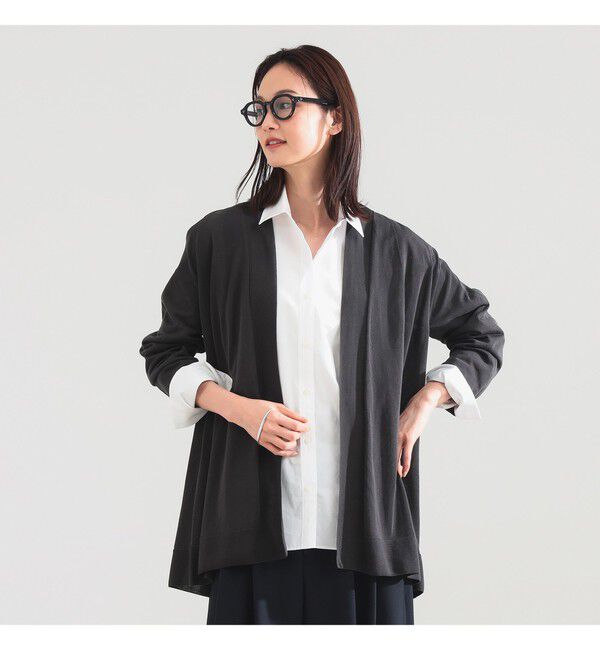 Demi-Luxe BEAMS 「18ゲージ コットンアセテート ロングカーディガン」|ニット・セーター|