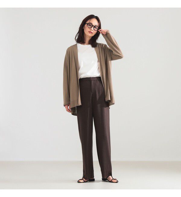 Demi-Luxe BEAMS 「18ゲージ コットンアセテート ロングカーディガン」|ニット・セーター|