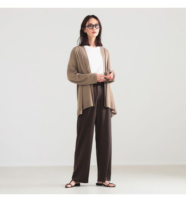 Demi-Luxe BEAMS 「18ゲージ コットンアセテート ロングカーディガン」|ニット・セーター|