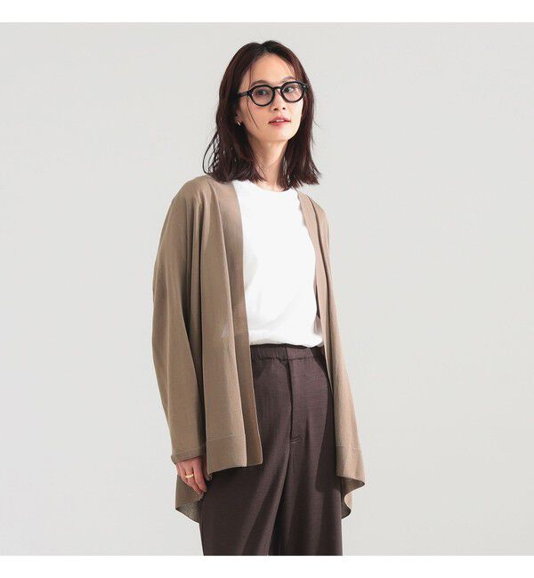 Demi-Luxe BEAMS 「18ゲージ コットンアセテート ロングカーディガン」|ニット・セーター|
