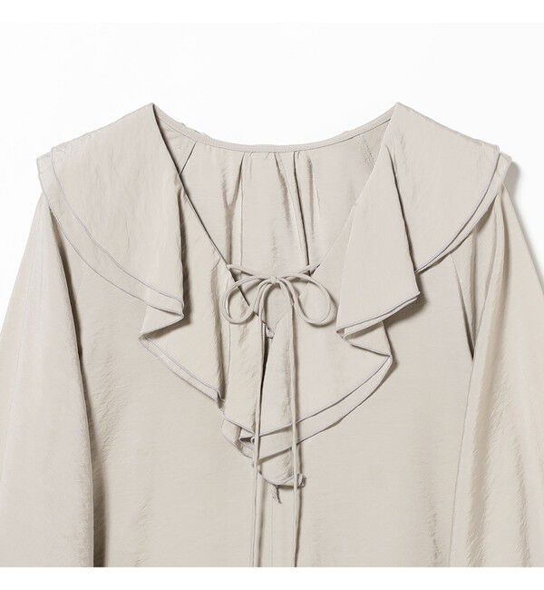 Demi-Luxe BEAMS 「ラッフル ボリューム ブラウス」|シャツ・ブラウス|
