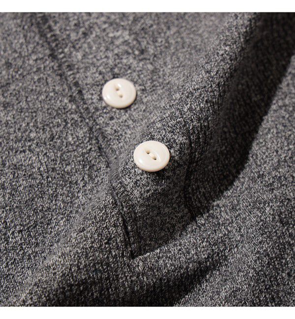 BEAMS PLUS「【別注】Healthknit / Honeycomb Thermal Henry Neck Long Sleeve T-shirt」|Tシャツ・カットソー|