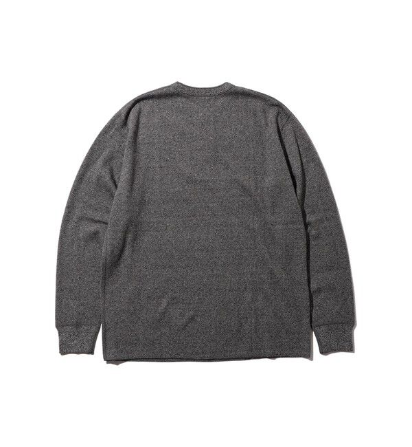 BEAMS PLUS「【別注】Healthknit / Honeycomb Thermal Henry Neck Long Sleeve T-shirt」|Tシャツ・カットソー|