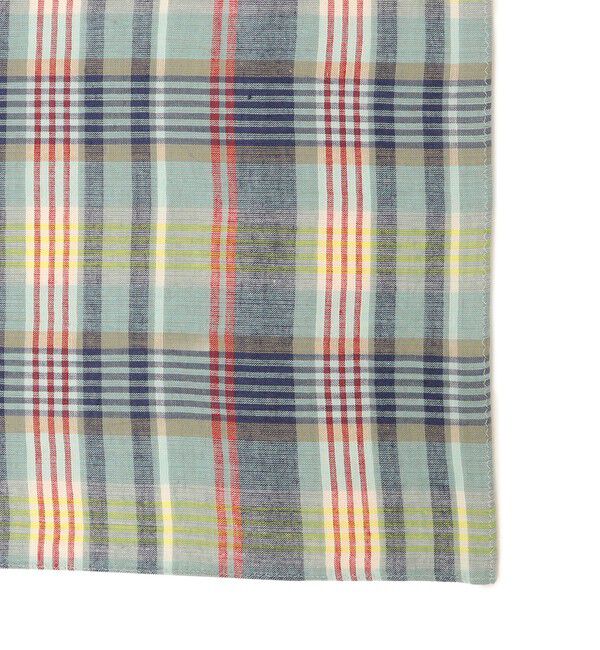 SHIPS KIDS「SHIPS KIDS:マドラスチェック ハンカチ」|ハンカチ|