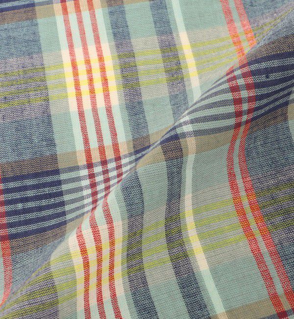 SHIPS KIDS「SHIPS KIDS:マドラスチェック ハンカチ」|ハンカチ|