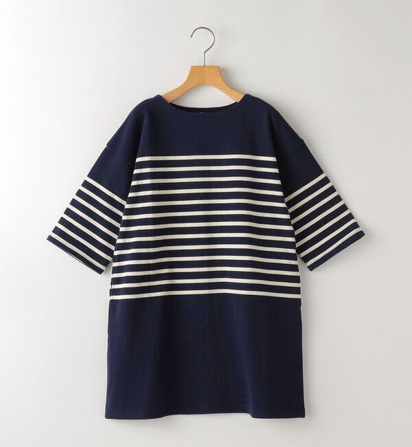 SHIPS KIDS「SHIPS KIDS:100～155cm / パネル ボーダー ワンピース」|ワンピース|ネイビー