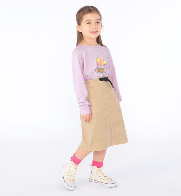 SHIPS KIDS「【SHIPS KIDS別注】Gramicci:100～150cm / トラぺーズ スカート」|台形|