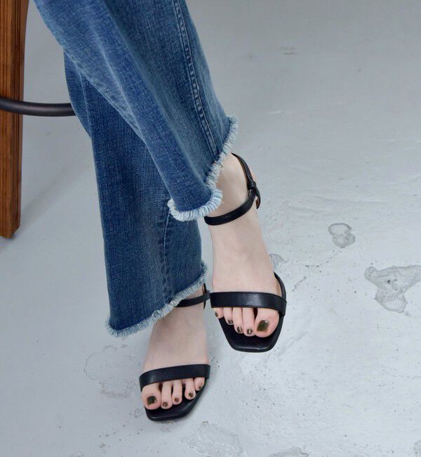 quaranciel「quaranciel: ストラップ ヒール サンダル」|サンダル|