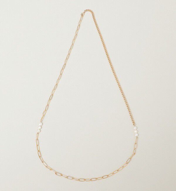 quaranciel「《追加予約》quaranciel:  パール  デザイン  ロング  ネックレス」|ネックレス|