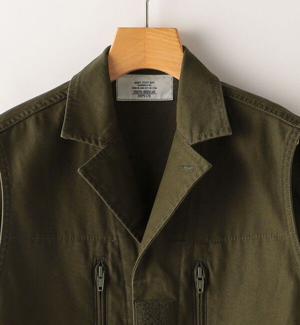 SHIPS KIDS「【SHIPS KIDS別注】GOLDENMILLS:145～170cm / ミリタリー ベスト」|ダウンベスト・ベスト|