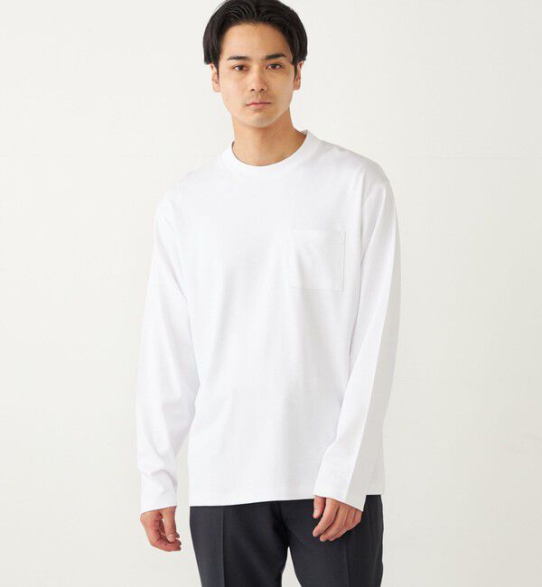 SHIPS Colors 「SHIPS Colors: 〈抗菌防臭〉コットンスムース ビズTEE クルーネック◇」|Tシャツ・カットソー|