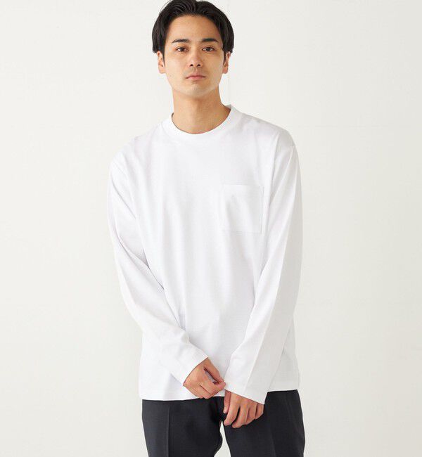 SHIPS Colors 「SHIPS Colors: 〈抗菌防臭〉コットンスムース ビズTEE クルーネック◇」|Tシャツ・カットソー|