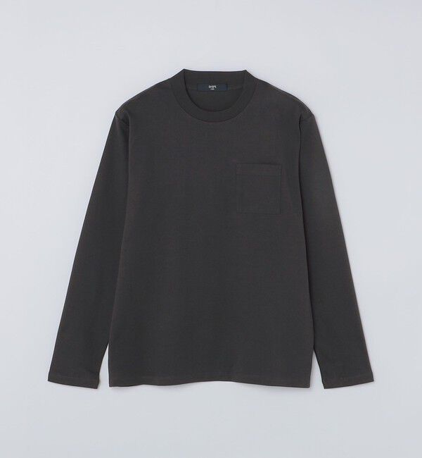 SHIPS Colors 「SHIPS Colors: 〈抗菌防臭〉コットンスムース ビズTEE クルーネック◇」|Tシャツ・カットソー|ダークグレー