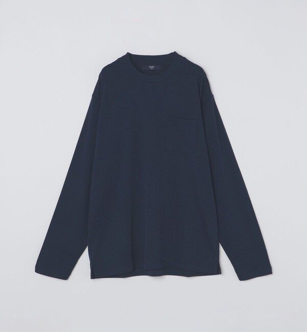 SHIPS Colors 「SHIPS Colors: 〈抗菌防臭〉コットンスムース ビズTEE クルーネック◇」|Tシャツ・カットソー|ネイビー