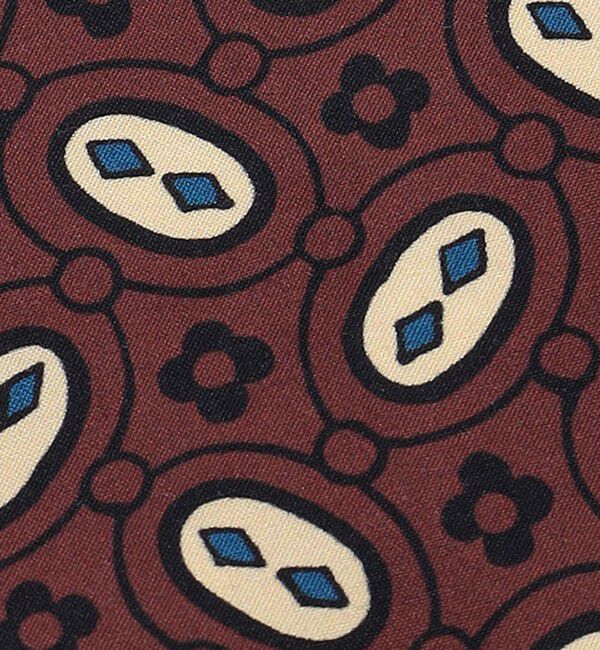 SHIPS「Fratelli Luigi: シルク プリント チェーン ネクタイ」|ネクタイ・蝶ネクタイ|