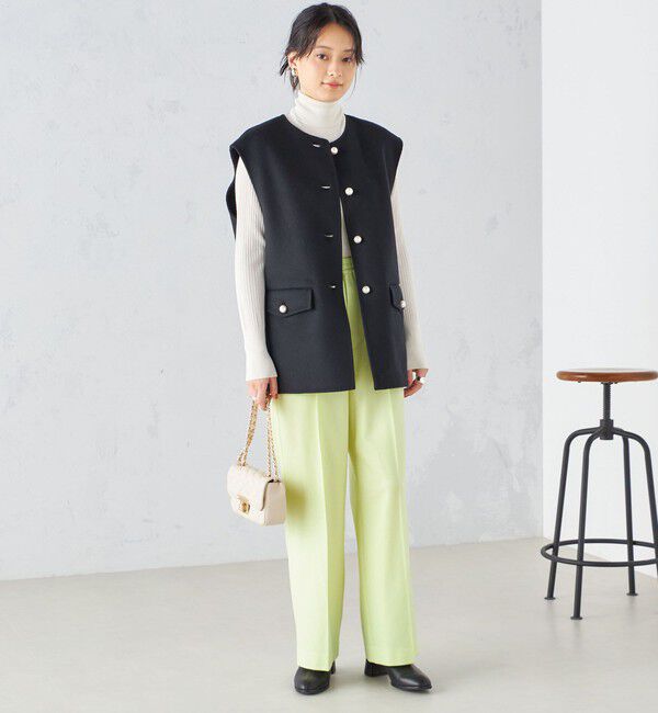 SHIPS for women「〈手洗い可能〉ワンタック ストレート パンツ ◇」|その他|