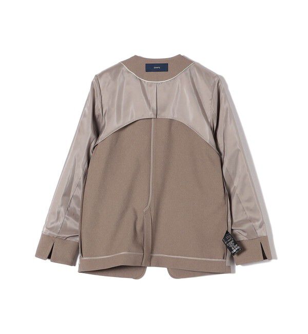 SHIPS for women「〈手洗い可能〉ツイル ストレッチ ノーラペル ジャケット（セットアップ対応）」|その他|