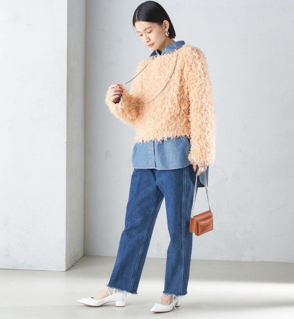 SHIPS for women「〈手洗い可能〉フェザー ヤーン プルオーバー 24SS ◇」|プルオーバー|