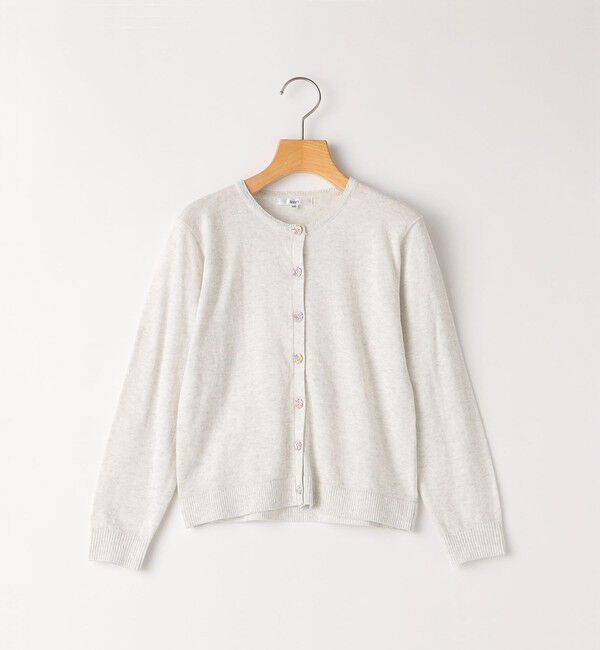 SHIPS KIDS「SHIPS KIDS:80～90cm / リバティ カーディガン」|カーディガン|ライトグレー