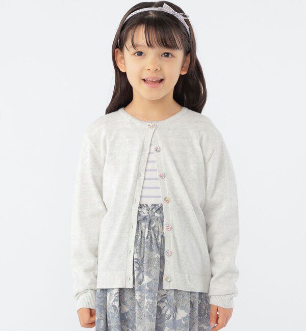 SHIPS KIDS「SHIPS KIDS:100～130cm / リバティ カーディガン」|カーディガン|