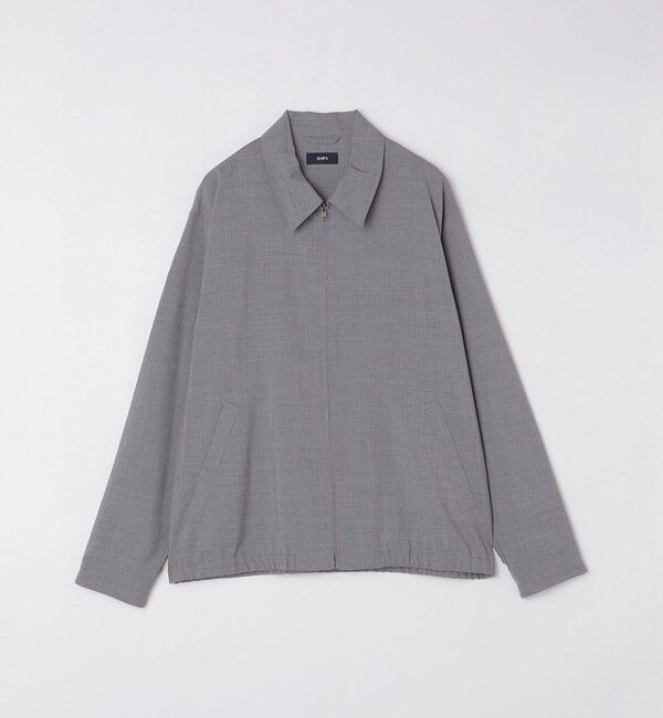 SHIPS「SHIPS: 〈手洗い可能・ストレッチ・防シワ〉シャツ ジップ ブルゾン」|ブルゾン・スタジャン|