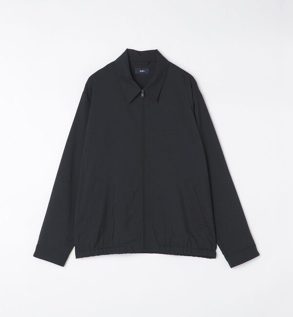 SHIPS「SHIPS: 〈手洗い可能・ストレッチ・防シワ〉シャツ ジップ ブルゾン」|ブルゾン・スタジャン|
