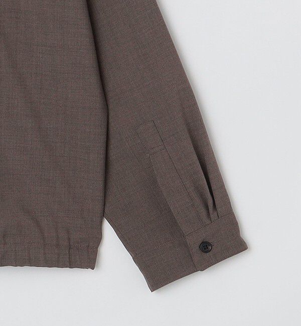 SHIPS「SHIPS: 〈手洗い可能・ストレッチ・防シワ〉シャツ ジップ ブルゾン」|ブルゾン・スタジャン|