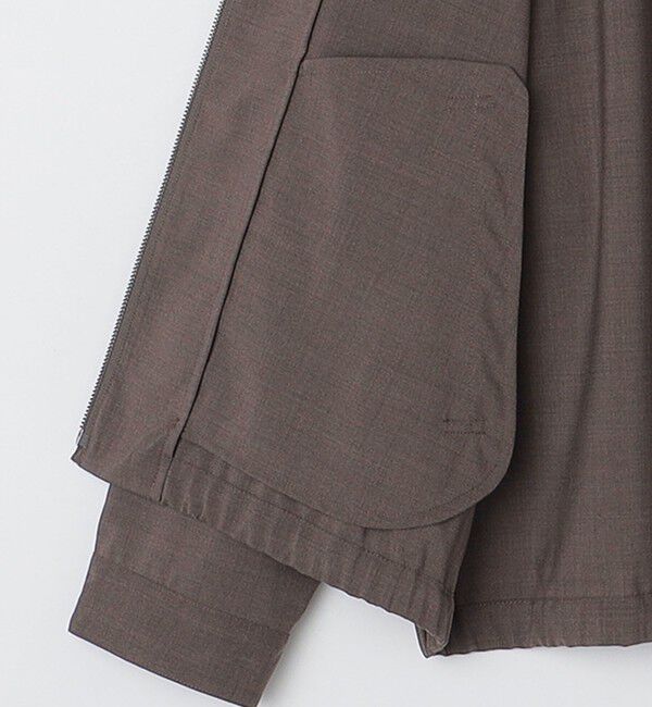 SHIPS「SHIPS: 〈手洗い可能・ストレッチ・防シワ〉シャツ ジップ ブルゾン」|ブルゾン・スタジャン|