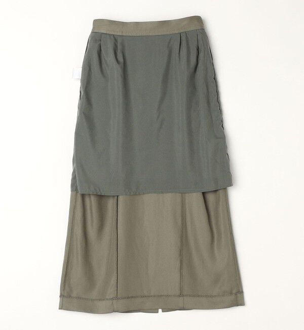 quaranciel「quaranciel:〈手洗い可能〉ツイル ギャザー タイト スカート（セットアップ対応）」|スカート|