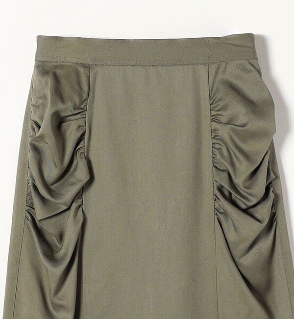 quaranciel「quaranciel:〈手洗い可能〉ツイル ギャザー タイト スカート（セットアップ対応）」|スカート|