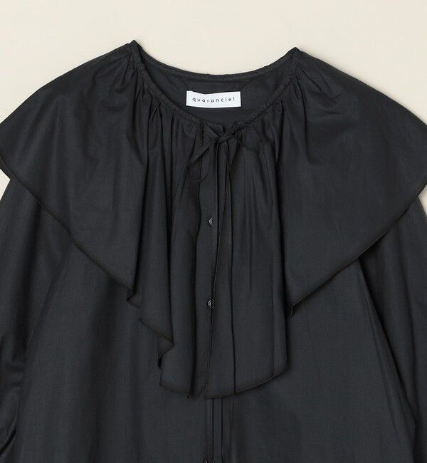 quaranciel「quaranciel:〈手洗い可能〉ラッフル ビッグカラー ブラウス」|シャツ・ブラウス|
