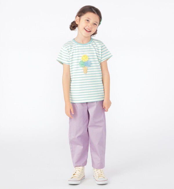 SHIPS KIDS「SHIPS KIDS:100～130cm / タック ロング パンツ」|その他|