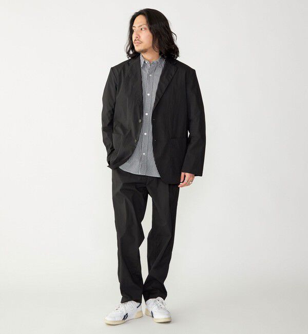 SHIPS「SHIPS: 〈セットアップ対応・手洗い可能・撥水加工〉ライト ナイロン イージー パンツ」|チノ|