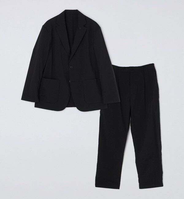 SHIPS「SHIPS: 〈セットアップ対応・手洗い可能・撥水加工〉ライト ナイロン イージー パンツ」|チノ|